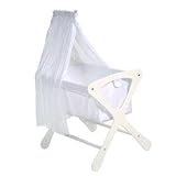 Cariboo Bassinet Arm with Veil Finish: White