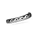 Black Wave Design Band Toe Ring