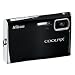 COOLPIX S52C 9MP Digital Camera, Vibrant Black with Extended Warranty and Leather Case