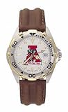 Alabama Crimson Tide (BAMA Logo) Mens NCAA All-Star Watch (Leather Band)