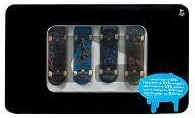 Tech Deck Shoe Box Tin 4 pack Boards - Globe Set by Spinmaster Toys