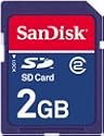 SanDisk 2 GB Class 2 SD Flash Memory Card SDSDB-2048-A11