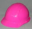 Hi-Viz pink hard hat 4 pt pin lock suspension
