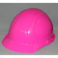 Hi-Viz pink hard hat 4 pt slide adjust