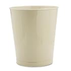 Fire-Safe Steel 11-Gallon Round Wastebasket, 15.75Diax18H, Almond URIWB44AL