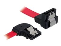 DELOCK Kabel SATA 100cm rot  li/un Metall Preisvergleich