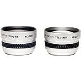 Kenko 37mm Tele & Wide Lens Set with adapters for 37mm, 30mm & 30.5mm Digital Video Camcorders