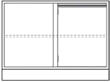VWR BASE UNIT 1DR CRN 48X22X36 - VWR Contour Standing Height Base Cabinet, Left Side Blind Corner