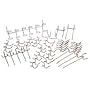 50-Piece Peg Board Set - Organize Garage and Workshop!