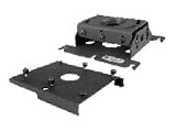 Chief RPA-145 - Mounting kit ( ceiling plate, bracket ) for flat panel / projector - steel - black