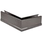 C.R. LAURENCE B5T135DU CRL Black Bronze 12" 135 Degree Mitered Corner Cladding for B5T Series Tapered Base Shoe
