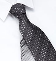 2 Pack Machine Washable Striped & Spotted Ties
