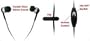 Premium Stereo Handsfree with mic on cord and one touch for LG VX8500 Chocolate