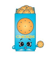 Shopkins Season 2 #2-077 Blue Chris P Crackers (Rare)