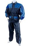 Motorcycle Rain Gear - Waterproof Rain Coats Two Piece RS5031 Blue