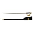 Sword Naval Boarding Cutlass w/Leather Scabbard