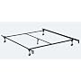 Standard Queen Bolt-On Bracket with 5 Legs and 2" Wide Rollers By Hollywood Bed Frame