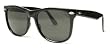 80s Collection Vintage Inspired Large Retro Wayfarer Sunglasses Black