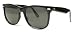 Vintage Inspired Large Retro Wayfarer Sunglasses Black