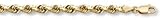 10K Gold Rope Chain, 6mm