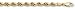 10K Gold Rope Chain, 6mm
