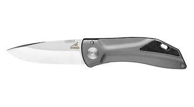 New Gerber Blades Void Drop Point Fine Edge Clam Lightweight Pocket Clip Aluminum Folding Knife