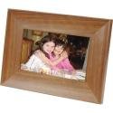 Smartparts SPDPF70EW1 7-inch LCD Natural Walnut Wood Digital Picture Frame