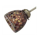 IMAGE OF Hunter H28899 2-1/4-Inch Mosaic Accessory Glass - Set of 4