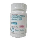 Eon Diphenhydramine Hydrochloride Capsules 50Mg, USP - 100 Ea