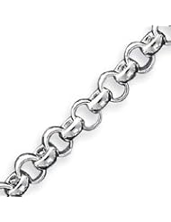 Sterling Silver 7.5 Inch Fancy Link Bracelet - 7.5 Inch