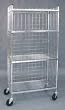 Industrial Grade 1DYF3 Wire High Cart, 3 Sided, 18 x 36 In