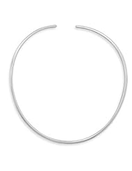 3mm Round Open Back Hollow Collar