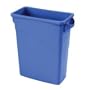 Rubbermaid-Dark Blue 15 7/8 Gallon Waste Container With Handles 15 7/8 Gallon (3541DB) Category: Material Transport