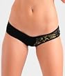 Ed Hardy Butterfly Foil Satin Touch Tanga