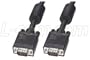SVGA Cable, HD15 Male / Male with Ferrites, 200.0 ft