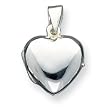 Sterling Silver Domed Heart Locket