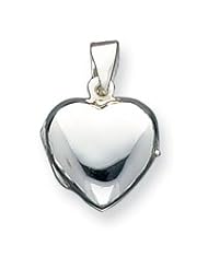 Sterling Silver Domed Heart Locket