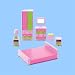 Dolls House Emporium RAINBOW BEDROOM