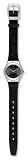 Swatch - Classic collection - Irony Lady - Smoothly Black - Montre Femme - Quartz Analogique - Cadran - Bracelet cuir noir