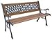 Outdoor Living : Mesh Flat Back Park Bench