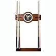 NHL Pittsburgh Penguins 2 piece Wood and Mirror Wall Cue Rack