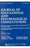 Measurement of Quality of Implementation of Prevention Programs: A Special Issue of the journal of Educational and Psychological Consultation