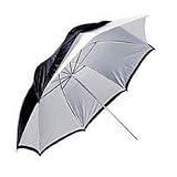 JTL 40 White Reflective Photographic Umbrella with Removeable Black Back