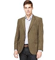 2 Button Suedette Jacket