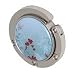 Foldable Blue Floral Butterfly Purse Hanger