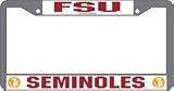 Florida State Seminoles Chrome License Plate Frame