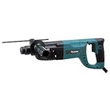 Makita HR2455X2 1-Inch D-Handle SDS Rotary Hammer 4-1/2-Inch Angle Grinder Combo Kit with 5 Piece Bit Set and Diamond Wheel