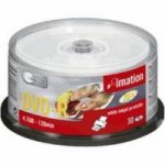 210768: Imation DVD-R 4.7GB 16X White Inkjet Printable Spindle Discs (30 Pack) (I22373)