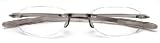 Scojo Gels Readers Reading Glasses -- Greystone