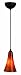 Design House 516807 Carson Collection Art Glass Pend-Light, 8-5/8-Inch by 5-3/8-Inch, Oil Rubbed Bronze